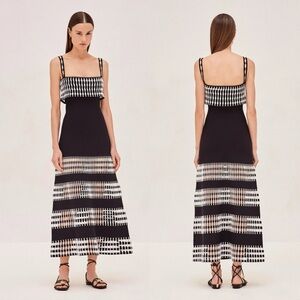 Alexis Priscilla maxi Dress in black Size Medium NEW! New with tags!